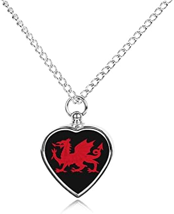 Zászló Wales Walesi Vörös Sárkány Kisállat Hamvasztás Ékszerek Hamu Emlékmű Urna Nyaklánc Medál Emlék a Kutya, Macska