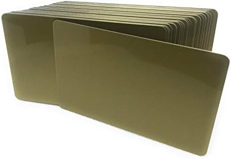 1000 CR80 30Mil Arany PVC Műanyag Hitel, Ajándék, Fénykép-AZONOSÍTÓ Kártyák HiCo Mágneses Csík Mag