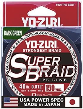 Yo-Zuri SuperBraid Sötét Zöld 150 Méterre Superbraid Damil