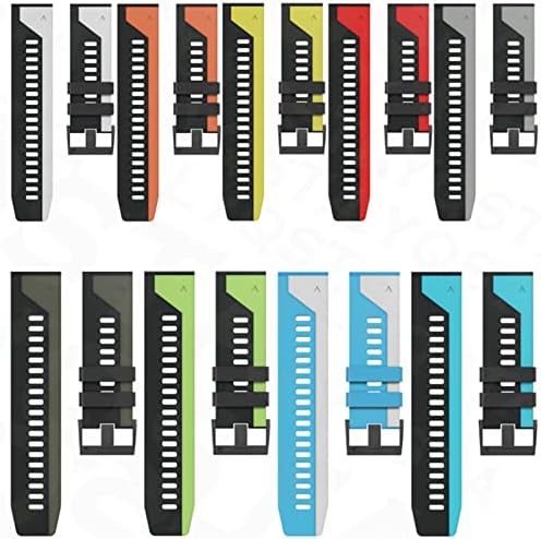 FACDEM 22 26mm Quickfit Watchband Szíj, A Garmin Fenix 6 6X 5X Pro 5 Plusz 3HR 935 945 S60 Smartwatch Zenekar Szilikon Karkötő