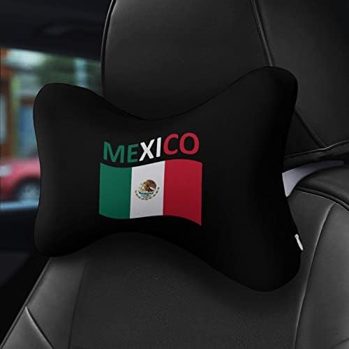 Zászló Mexikóban Autó Nyak Párna Puha Autó Fejtámla Párnáját Nyak Többi Párna, Párna, 2 Csomag Vezetés, Utazás