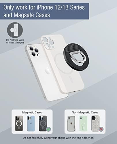 B-a Föld Mágneses Telefon Gyűrű Jogosultja Kompatibilis MagSafe,Állítható Ujj Gyűrű Markolat, Cserélhető, a Vezeték nélküli