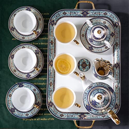 ZHUHW Palota Stílusú porcelán Kávés Csészét Szett, Európai Tea, Angol Délutáni Tea Csésze