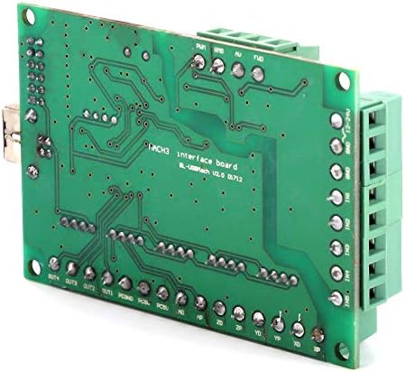 Qinlorgo MACH3 Motion Control Kártya, 9.8 x 6cm Motion Control Kártya MACH3 CNC USB Interfész-kártya a Gravírozás Gép