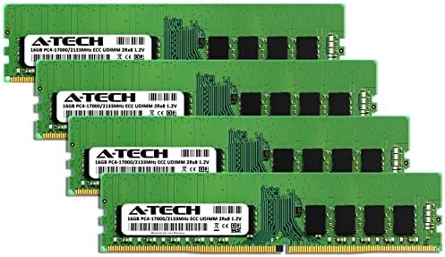 Egy-Tech 64 gb-os Készlet (4x16GB) Memória RAM a HP Z2 G5 Munkaállomás - DDR4 2133MHz PC4-17000 ECC nem pufferelt UDIMM 2Rx8