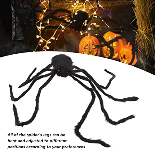 Jeanoko Halloween Pók Dekoráció Plüss Nagy Pók Modell Ijesztő Kísértet Ház Dekorációs Kellékek Udvaron Haunted House Party