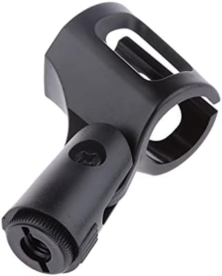 XXXDXDP Fekete Műanyag Mikrofon tartó Klip Standard Vezetékes Mikrofon Csipesz Rugalmas, Puha Műanyag Építése