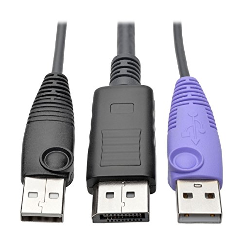 Tripp Lite DisplayPort, USB Server Interface Egység w/Virtuális Média & CAC Támogatás B064 KVM Kapcsolók (B055-001-UDP)