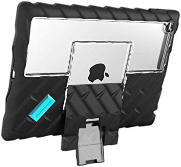 Gumicukor Esetekben DropTech Masszív Védelmet nyújt A Apple iPad 9.7 6 Gen, 5. Gen - Fekete Masszív Tabletta Fedezi, Beépített