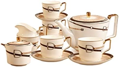 TJLSS Délutáni tea Európai teás készlet kávéscsésze készlet porcelán teáskanna teás készlet délutáni tea kellékek (Szín :