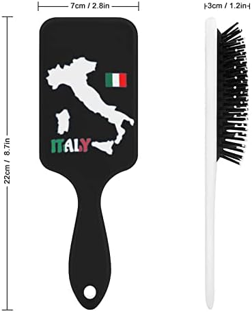 Olaszország Térkép Zászló Hajkefe Aranyos Ecset Levegő Párna, Comb, a Férfiak, a Nők Haja Ajándék