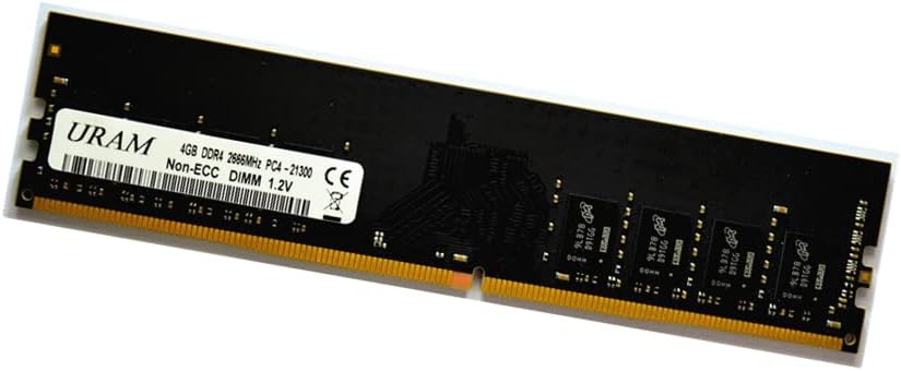 DDR4 RAM 4GB 2666MHz(Kompatibilis 2400MHz, vagy 2133MHz) PC4-21300 1RX8 CL19 288 pin 1.2 V Non-ECC nem pufferelt DIMM Mikron