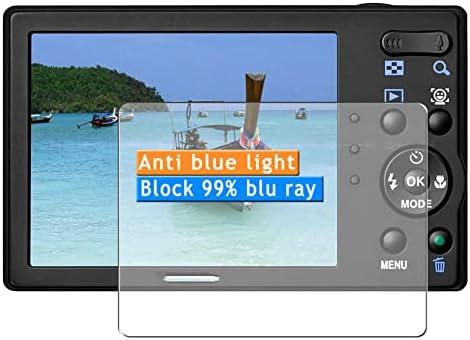 Vaxson 3-Pack Anti Kék Fény képernyővédő fólia, kompatibilis a RICOH PENTAX Digitális Fényképezőgép Optio RS1000 TPU Film