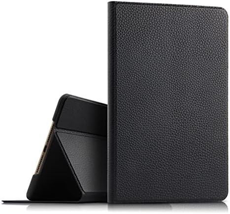 HAODEE Marhabőr tok iPad Mini 6 Eredeti Védő Smart Cover Bőr Tabletta Védő Ujja Kiterjed (Szín : Fekete)