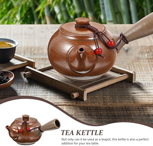 Yardwe Japán Tea, A Japán Tea Szett Hordozható Vízforraló Kerámia Japán Stílusú Teáskanna Laza Teát, Forró Tea-Fű Teát Kerámia