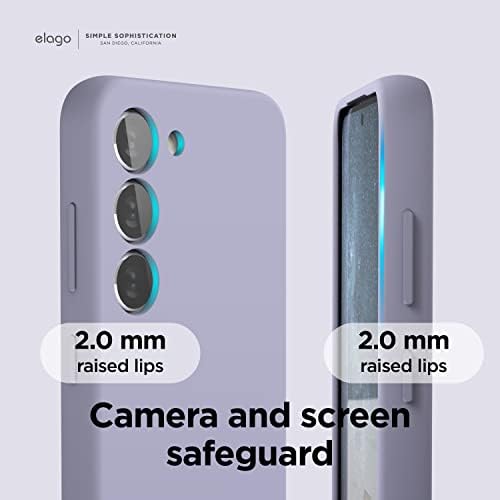 elago Kompatibilis a Samsung Galaxy S23 az Esetben, Folyékony Szilikon, Teljes Testet Védő Fedelet, Ütésálló, Vékony Telefon