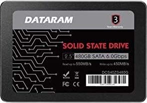 Dataram 480GB 2.5 SSD Meghajtó szilárdtestalapú Meghajtó Kompatibilis BIOSTAR Racing B150GT3