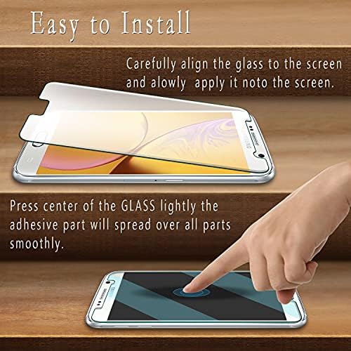 HPTech 2-Pack Edzett Üveg Samsung Galaxy S6 képernyővédő fólia, Könnyen Telepíthető, Buborék Mentes, 9H Keménység