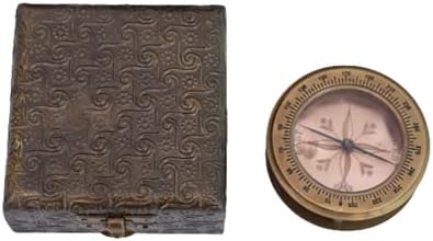 Antik Iránytű Egyedi Ajándék Réz Iránytű Ajándék Keresztség, a Nyugdíj, vagy a Karácsony - Vintage Stílusban Dolgozik CompassBrass