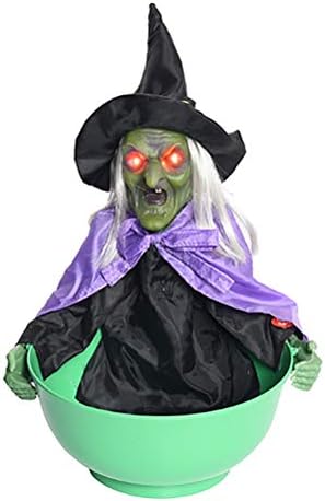 Abaodam Halloween Izzó Candy Dish Koponya Szellem Fesztivál Horror Fejét a Hang, Hogy a Játékok a Kísértetjárta Ház, Dekorációs