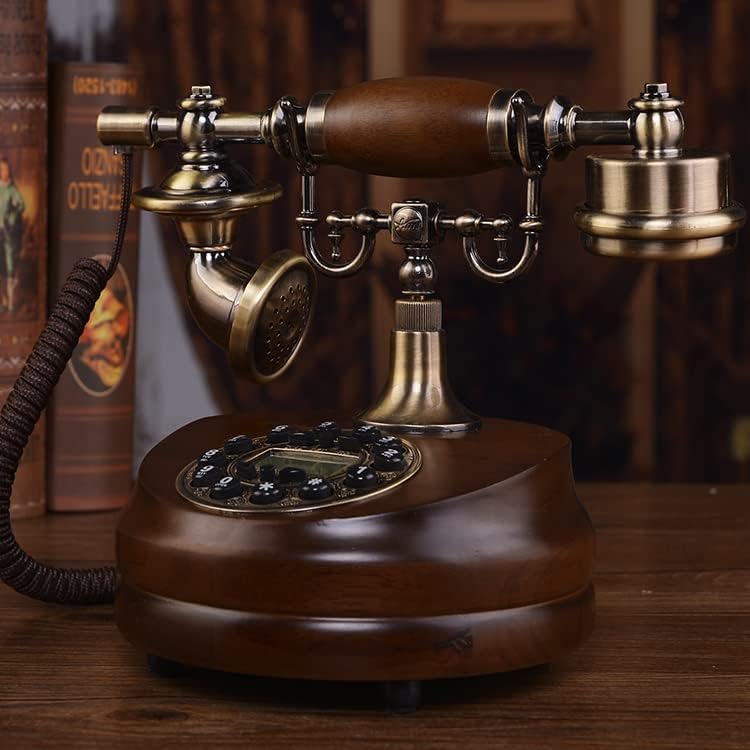 Retro Telefon Otthoni Irodai Vezetékes Amerikai Klasszikus Asztal Telefon Élő Rotary Stílus Európai Szoba Tárcsa Dekoráció
