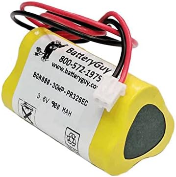 BatteryGuy Nikkel-Kadmium Akkumulátor 3.6 V 900mAh ~- BGN800-3GWP-PR326EC Csere Akkumulátor (Újratölthető)