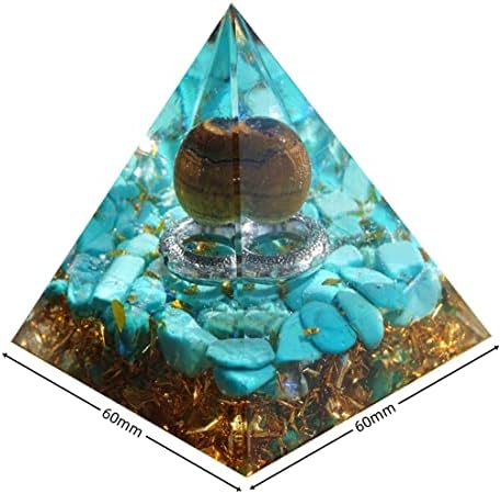 Besorgone Orgonite Piramis a Pozitív Energia Csakra Orgon a Kristály Gyógyító Kövek Vonzza a Vagyon a Bölcsesség Meditáció