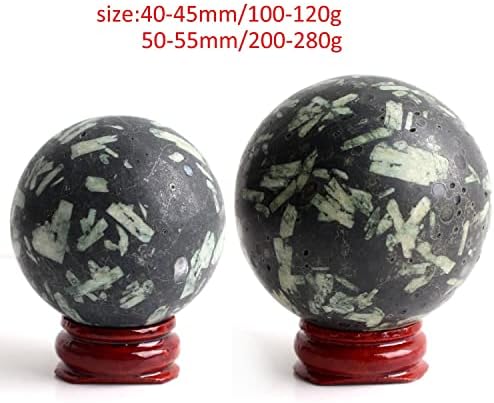 AC216 1DB 40-60mm Természetes Orvosi Kő kristálygömb Sphereball Állni Csiszolt Gömb Dísz Gyógyító lakberendezés Gyűjtemény
