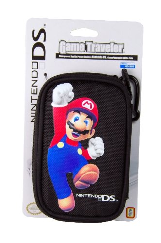 Nintendo DS Lite Játék Utazó Mario Esetben - Fekete