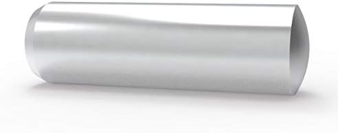 FixtureDisplays® Standard Tipli Pin - Metrikus M4 X 40 Sima Ötvözött Acél +0.004, hogy +0.009 mm Tűréssel Enyhén Olajozott