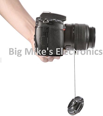55mm, valamint 58mm Snap-On Objektív Sapka Canon D3400, D3500, D5600 DSLR Fényképezőgép Nikon 18-55mm f/3.5-5.6 G VR AF-P