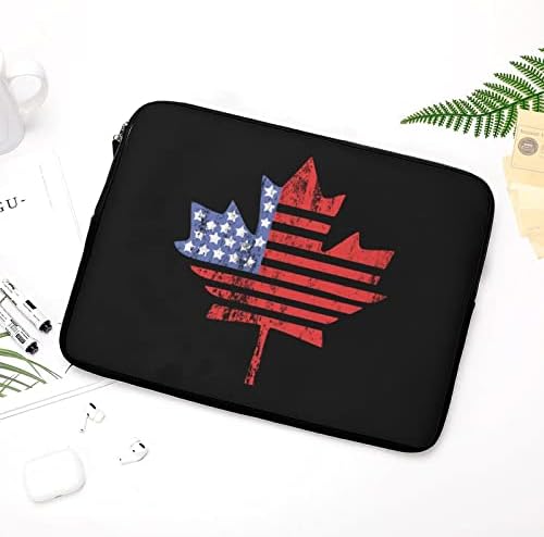 USA, Kanada Juhar Zászló Laptop Táska Ujja Esetben Vízálló Számítógép védőtok Hordozható Notebook Fedele 17inch