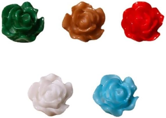 50pcs/Csomag Nyári Rózsa egyszínű 3D-s Kis Mini Camellia Sima, Színes Köröm Díszítés Manikűr DIY Tartozékok - (Szín: Kék)