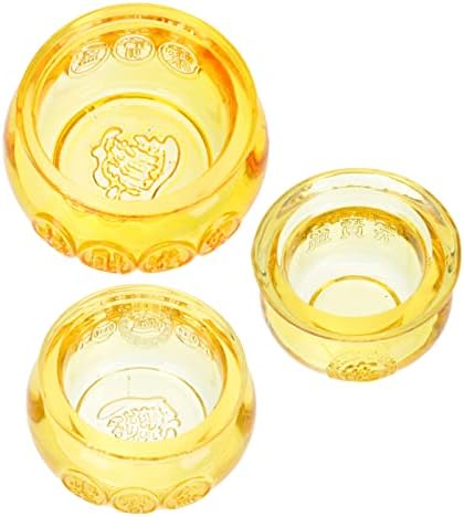 PRETYZOOM 4db Asztalon Bao Fél Imádnivaló Használni Üveg-Medencében: Víz Ellátás Arany Bank Táblázat Buddhista Istentisztelet