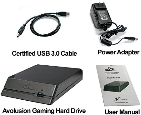 Avolusion HDDGear 2TB (2000GB) 7200RPM 64MB Cache USB 3.0 Külső PS4 Játék Merevlemez (PS4 Előre Formázott) - PS4, PS4 Vékony,