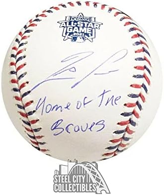 Ronald Acuna Jr Haza a Bátrabbak Auto Hivatalos 2021 All Star Játék Baseball SZÖVETSÉG - Dedikált Baseball