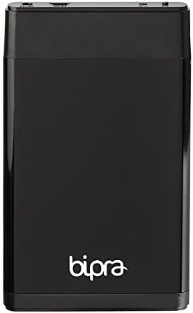 Bipra 500Gb 500 Gb, 2.5 Inches Külső merevlemezt, Hordozható USB 2.0 Inc. One Touch Szoftver - Fekete