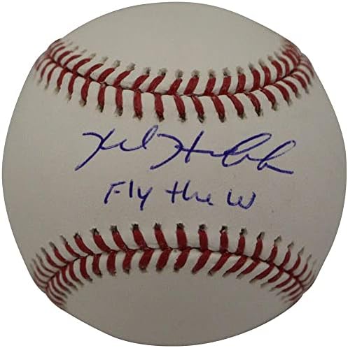 Kyle Hendricks Dedikált/Aláírt OML Baseball Chicago Cubs RAJONGÓ 36111 - Dedikált Baseball