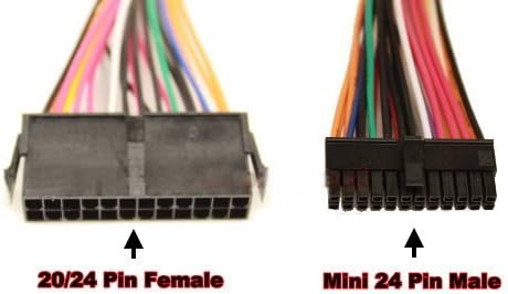 9 Inch ATX Tápegység 20 Pin / 24 Pin Kis Mini 24 Tűs Csatlakozó Adapter kábel Kábel a HP Vékony Flex ATX MotherBorad alaplap