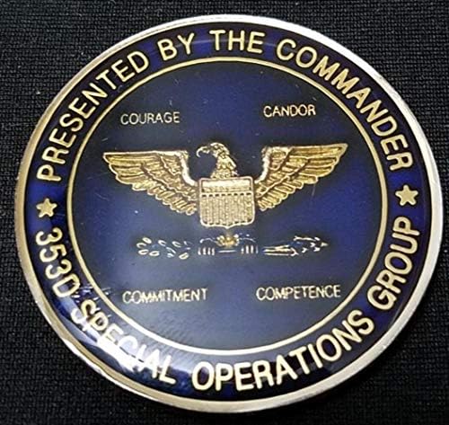 USAF AFSOC 353D Különleges Műveleti Csoport Parancsnokok Kihívás Érme