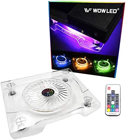 WFPOWER Frissítés USB-RGB LED Cooler Hűtő Ventilátor Állni, Vezeték nélküli Távirányító RF, többszínű LED Kiegészítők PS4
