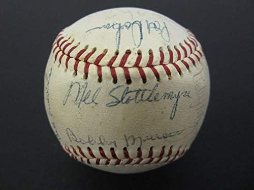 1974-ben a New York Yankees Thurman Munson CSAPAT aláírt baseball 15+ aláírás PSA COA - Dedikált Baseball