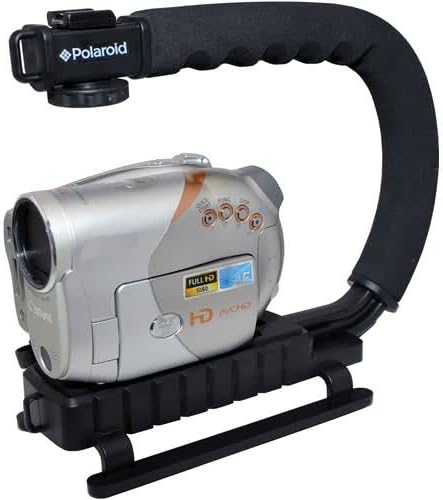Polaroid Biztos FOGÁST Profi Fényképezőgép / Videokamera Akció Stabilizáló Kezelni Mount A Sony NEX-VG10, NEX-VG20, HDR-NX5U,